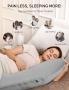 Momcozy Подушка для беременных J-образной формы, цвет светло-серый 