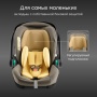 Happy Baby Автокресло SAFER PRO, warm grey & yellow