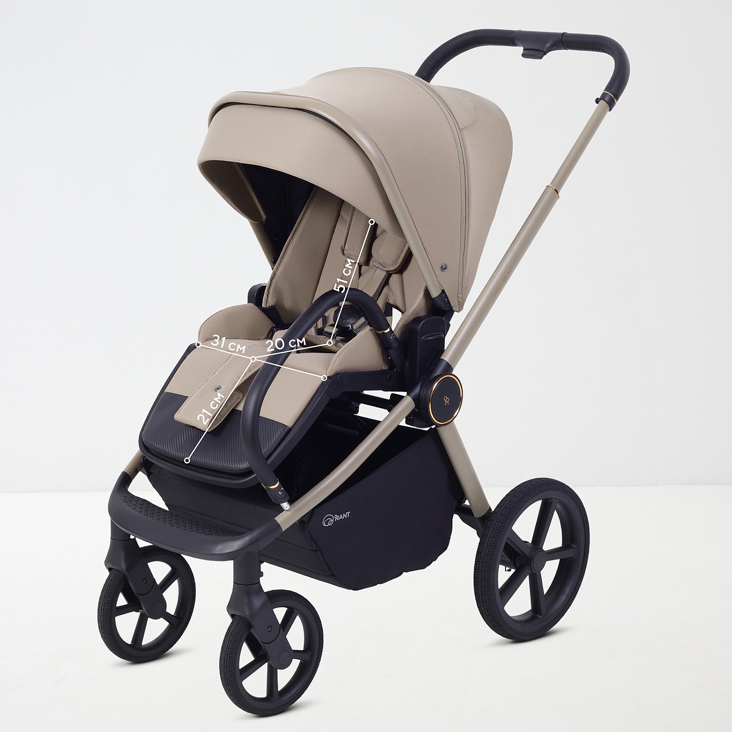 Коляска детская RANT "FLEX Therm" (2в1) RA112 Sandy Beige
