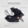 Автокресло RANT UB516 Pro КЕРРИ (CARRY) Черный (Black) (40-87см)