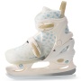 Happy Baby Ролики-коньки 3в1 детские SKROLLS, blue flowers, size M