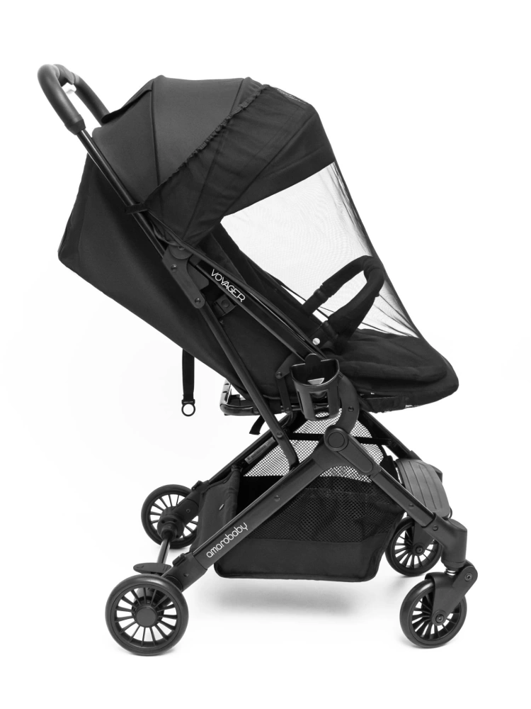 Коляска прогулочная AMAROBABY VOYAGER, чёрный