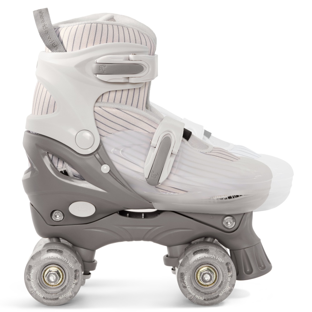 Happy Baby Ролики-коньки 3в1 детские SKROLLS, milky, size S