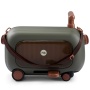 Happy Baby Чемодан-каталка TRAVY «ТРЕВИ», темно-зеленый / dark green