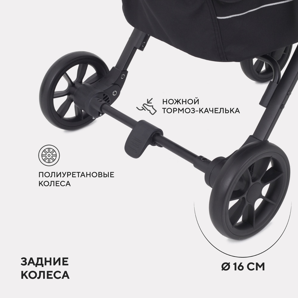Коляска детская RANT "LARGO" RA054 Forest Green 2024