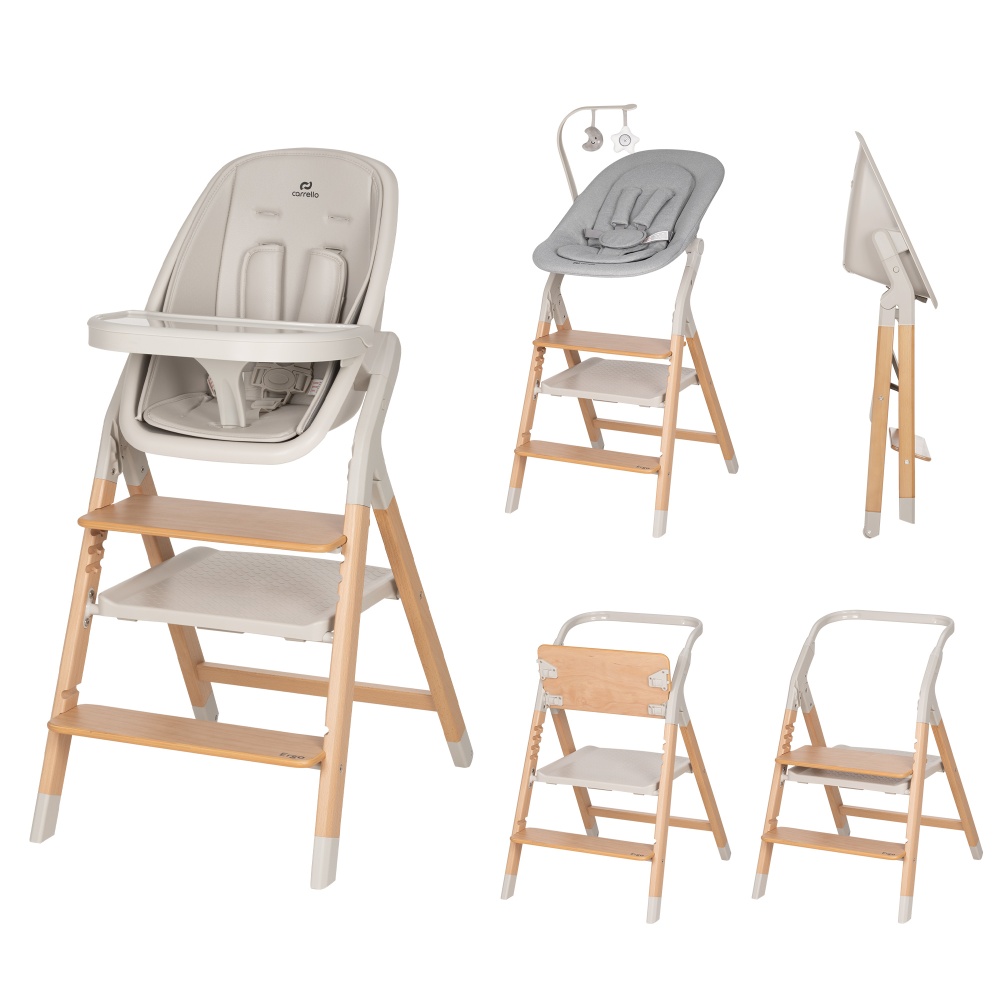 Carrello Стульчик для кормления   CRL-16701   Ergo   Linen Beige