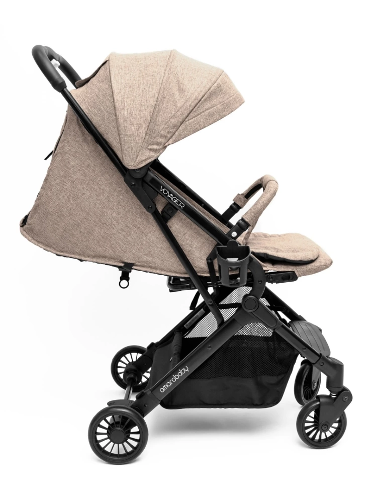 Коляска прогулочная AMAROBABY VOYAGER, коричневый