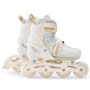 Happy Baby Ролики-коньки 3в1 детские SKROLLS, blue flowers, size M