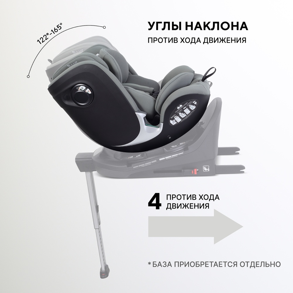 Автокресло RANT AY969 "ASTER MAX" Olive (40-125см) (без базы)