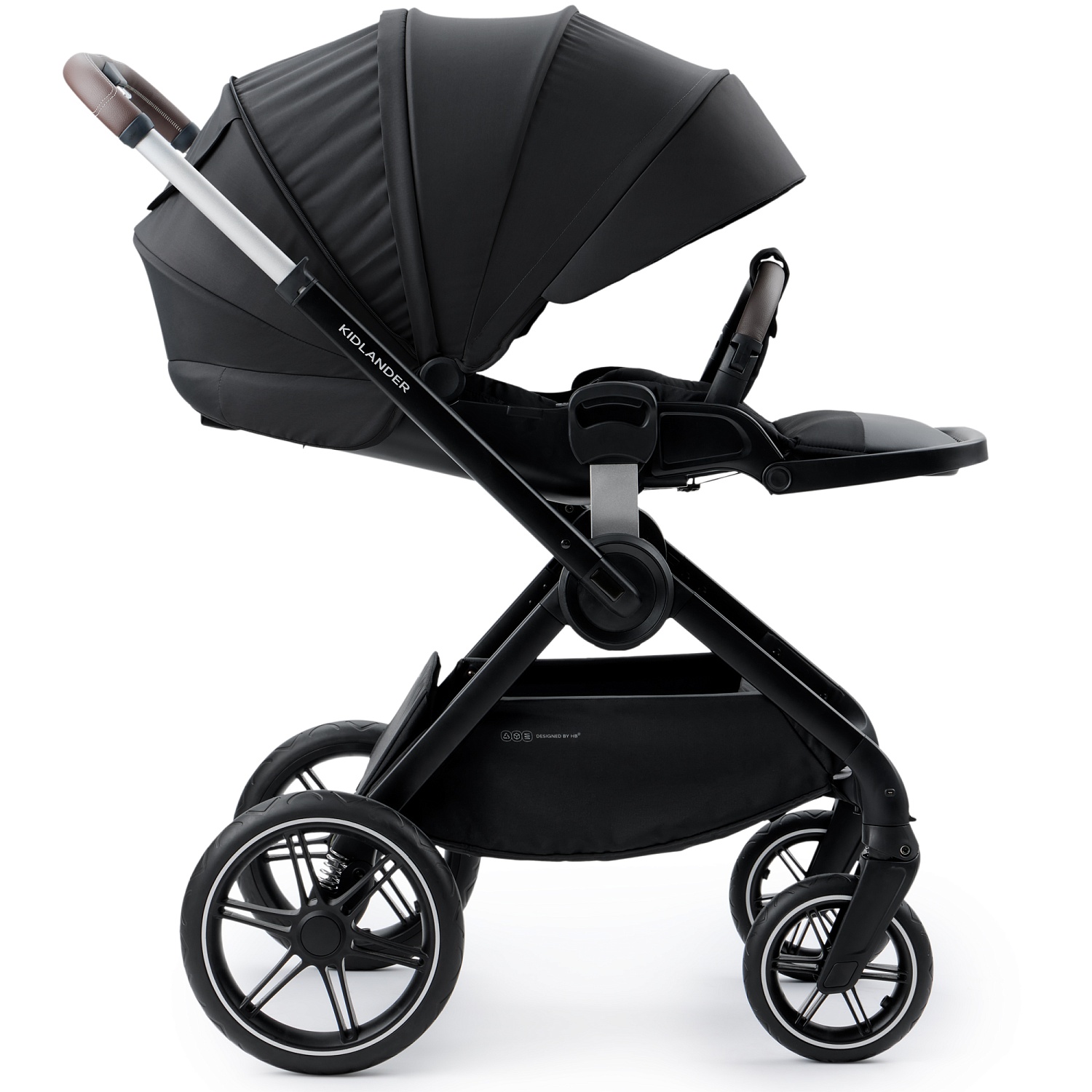 Happy Baby Коляска 2 в 1 KIDLANDER, black