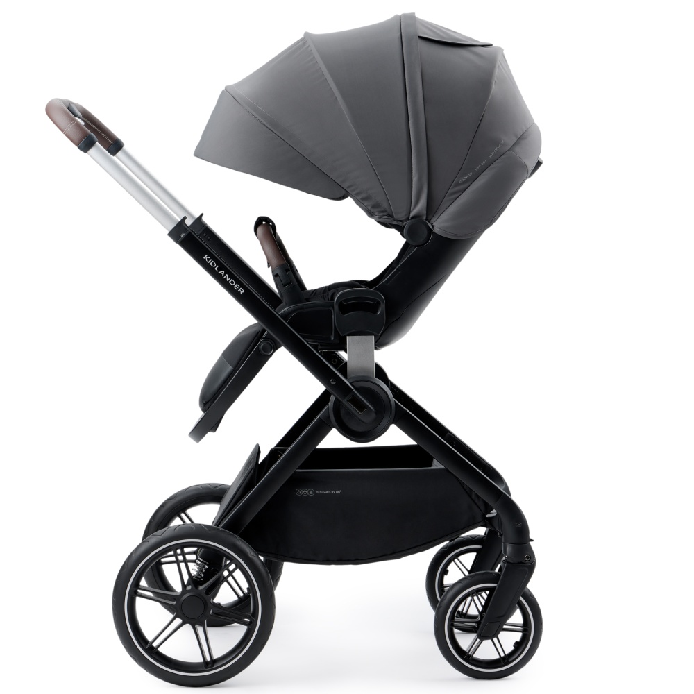 Happy Baby Коляска 2 в 1 KIDLANDER, dark grey