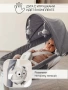 Качели электронные детские AMAROBABY LUCKY SWING, серый