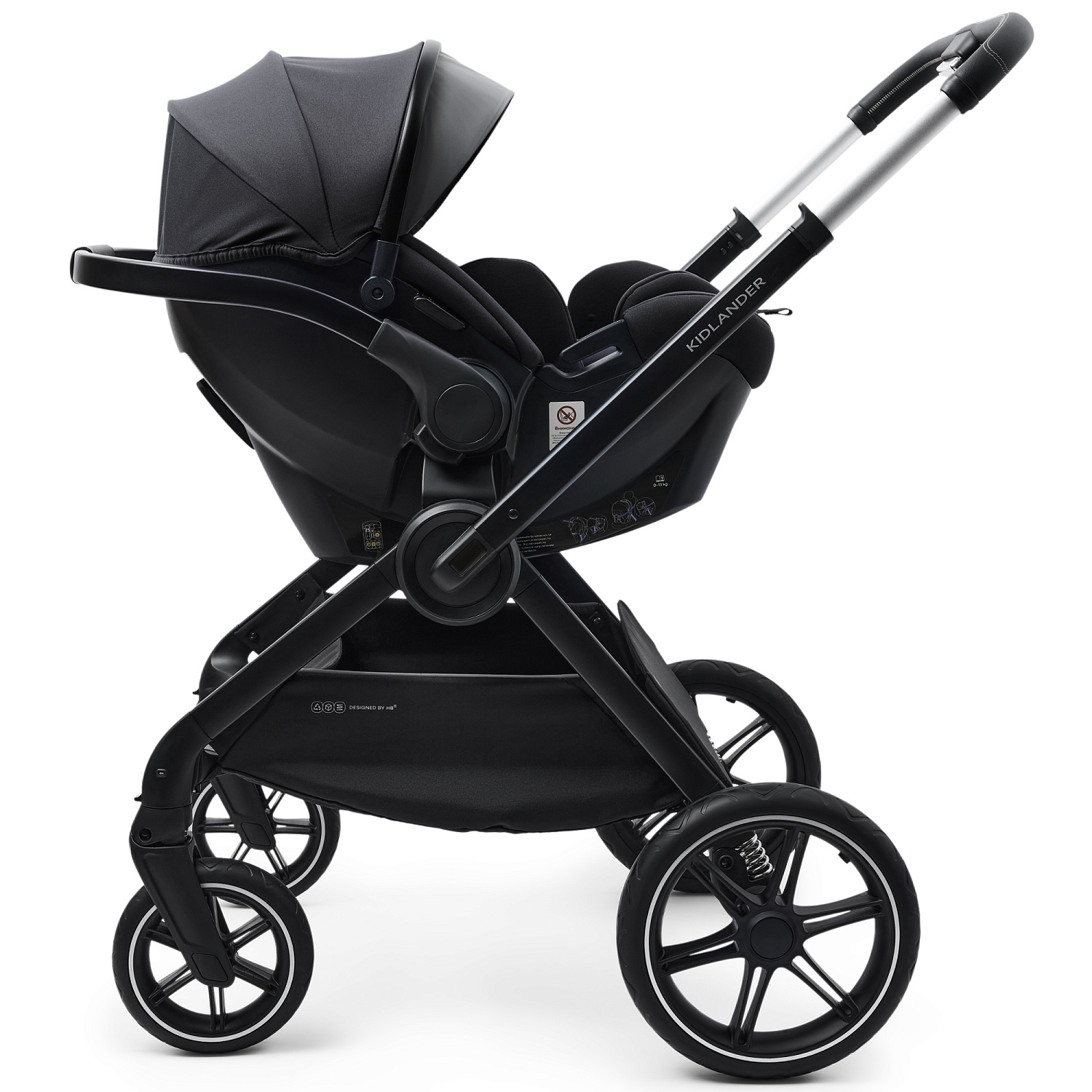Happy Baby Коляска 2 в 1 KIDLANDER, dark olive