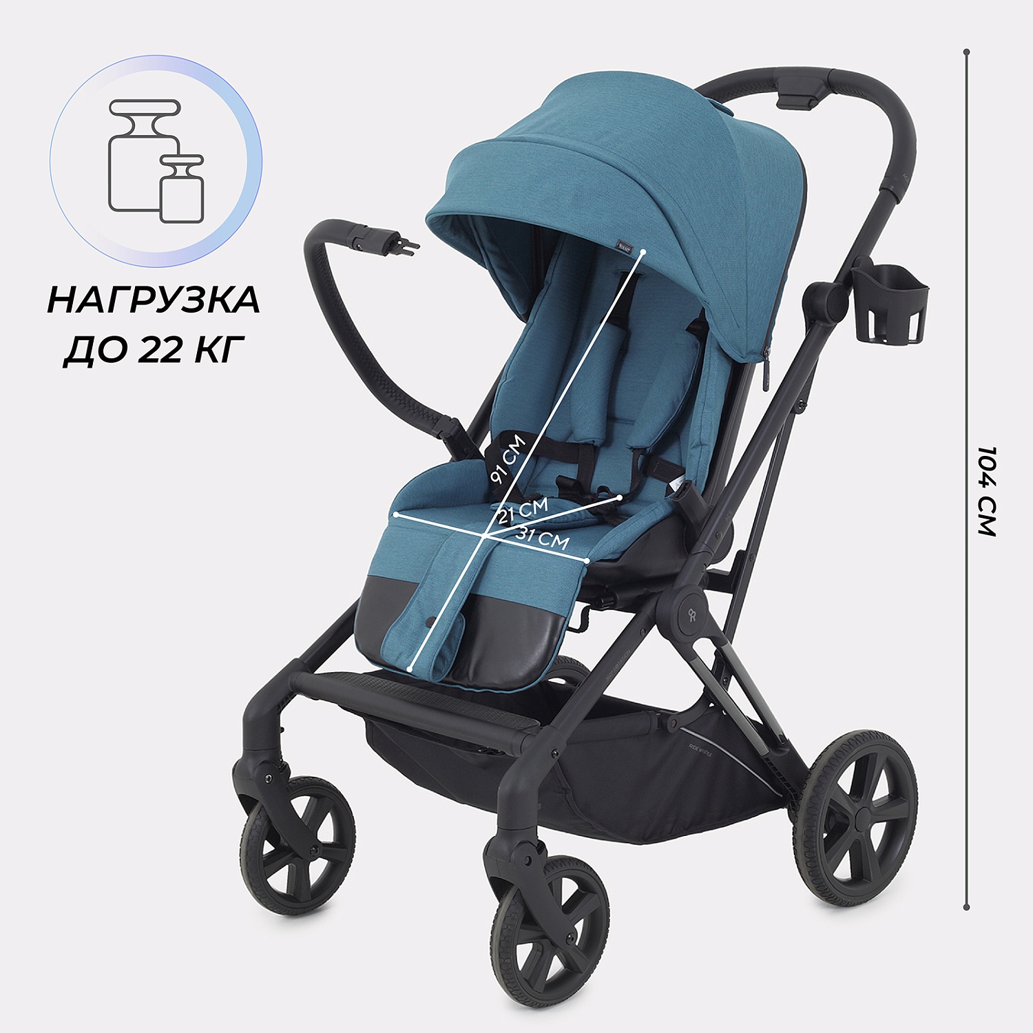Коляска детская RANT "ACE" RA404 Blue