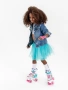 Ролики Amarobaby Disco раздвижные со светящимися колесами, розовые, размер 34-37