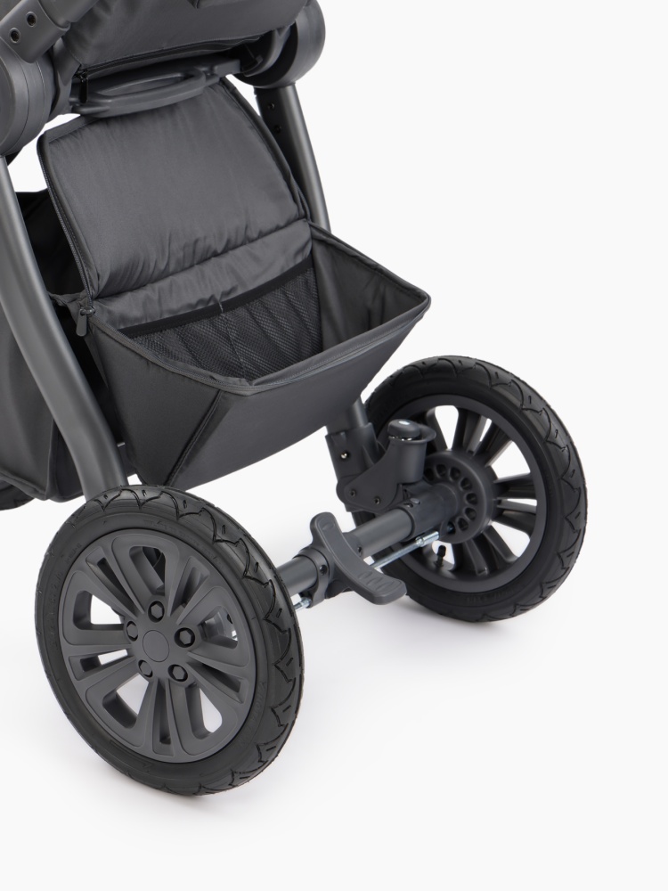 Happy Baby Коляска 2 в 1 MOMMER PRO, dark grey nova