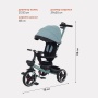 Детский трехколесный велосипед RANT RB200 "GRAVITY" (Ocean green)