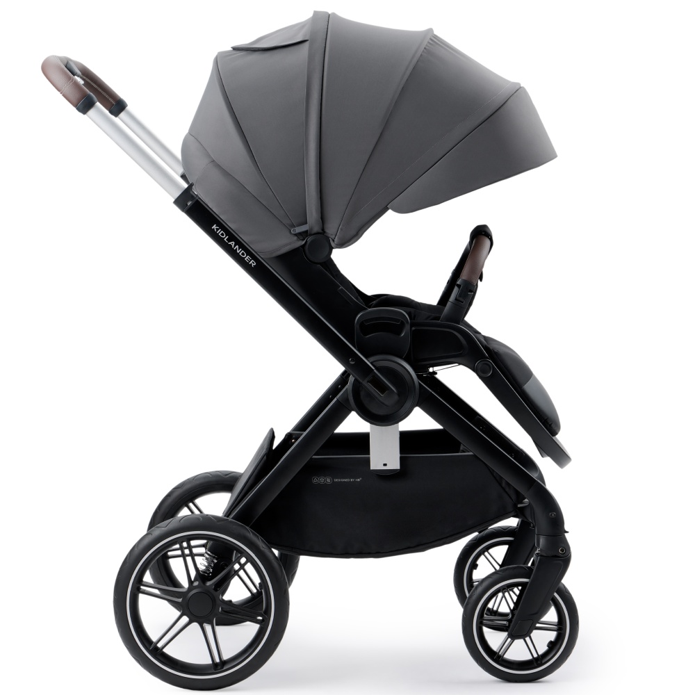 Happy Baby Коляска 2 в 1 KIDLANDER, dark grey