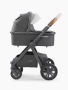 Happy Baby Коляска 2 в 1 MOMMER PRO, dark grey nova
