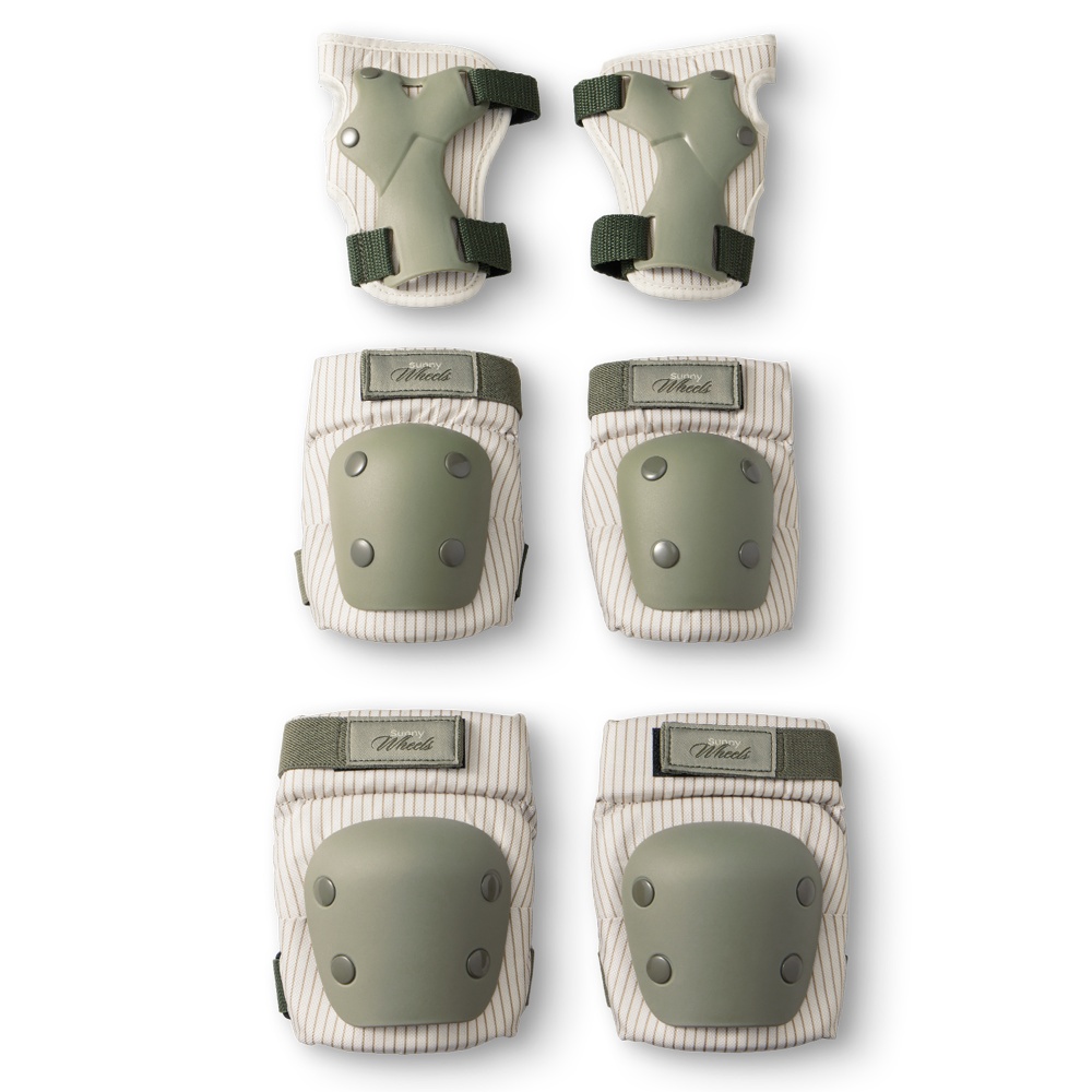 Happy Baby Раздвижные роликовые коньки детские SUNNY WHEELS, olive, M (30-33)