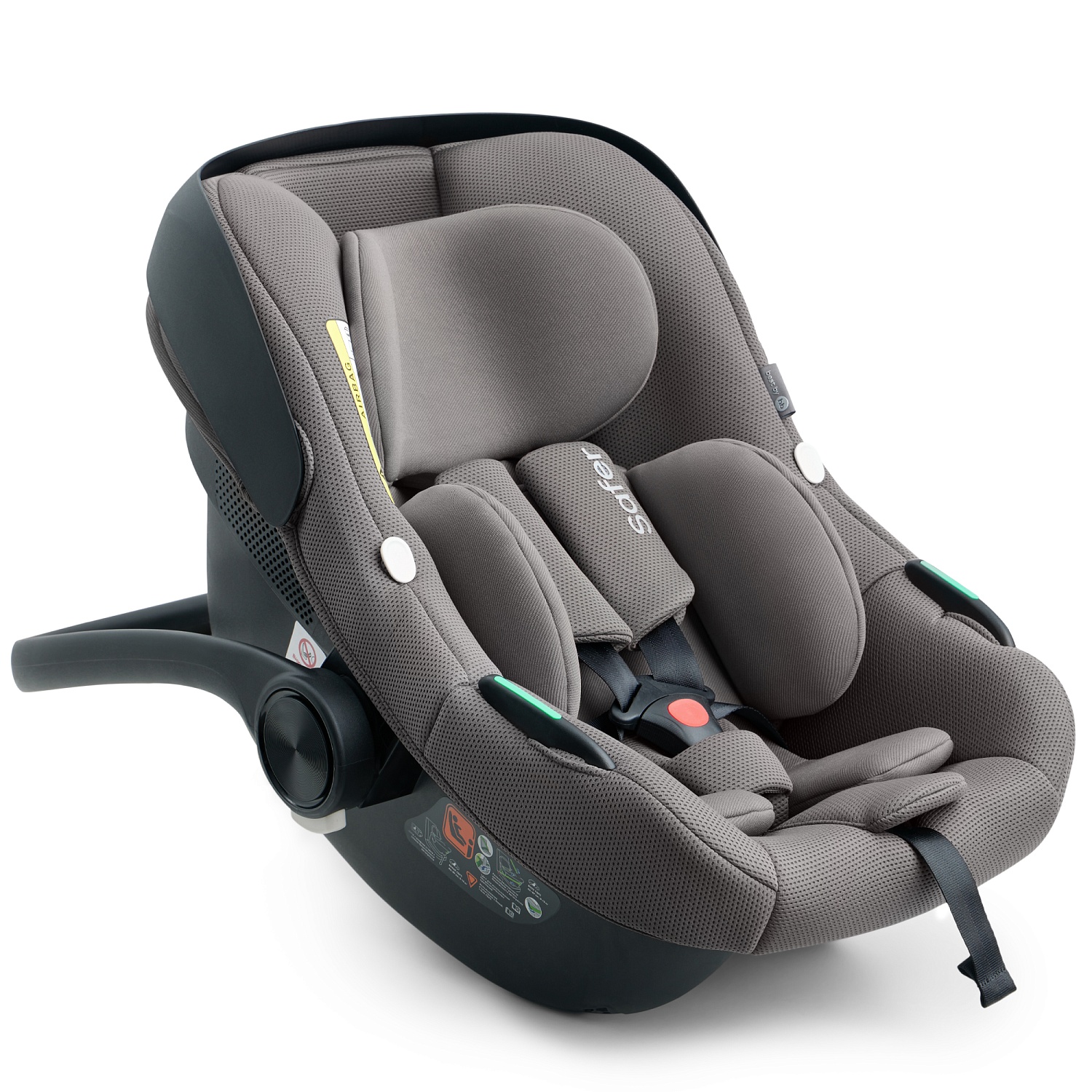 Happy Baby Автокресло SAFER, dark grey