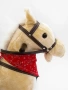 (С) Каталка-качалка Лошадка AMAROBABY (West), с колесами, бежевый, 69.5x28.5x74 см.