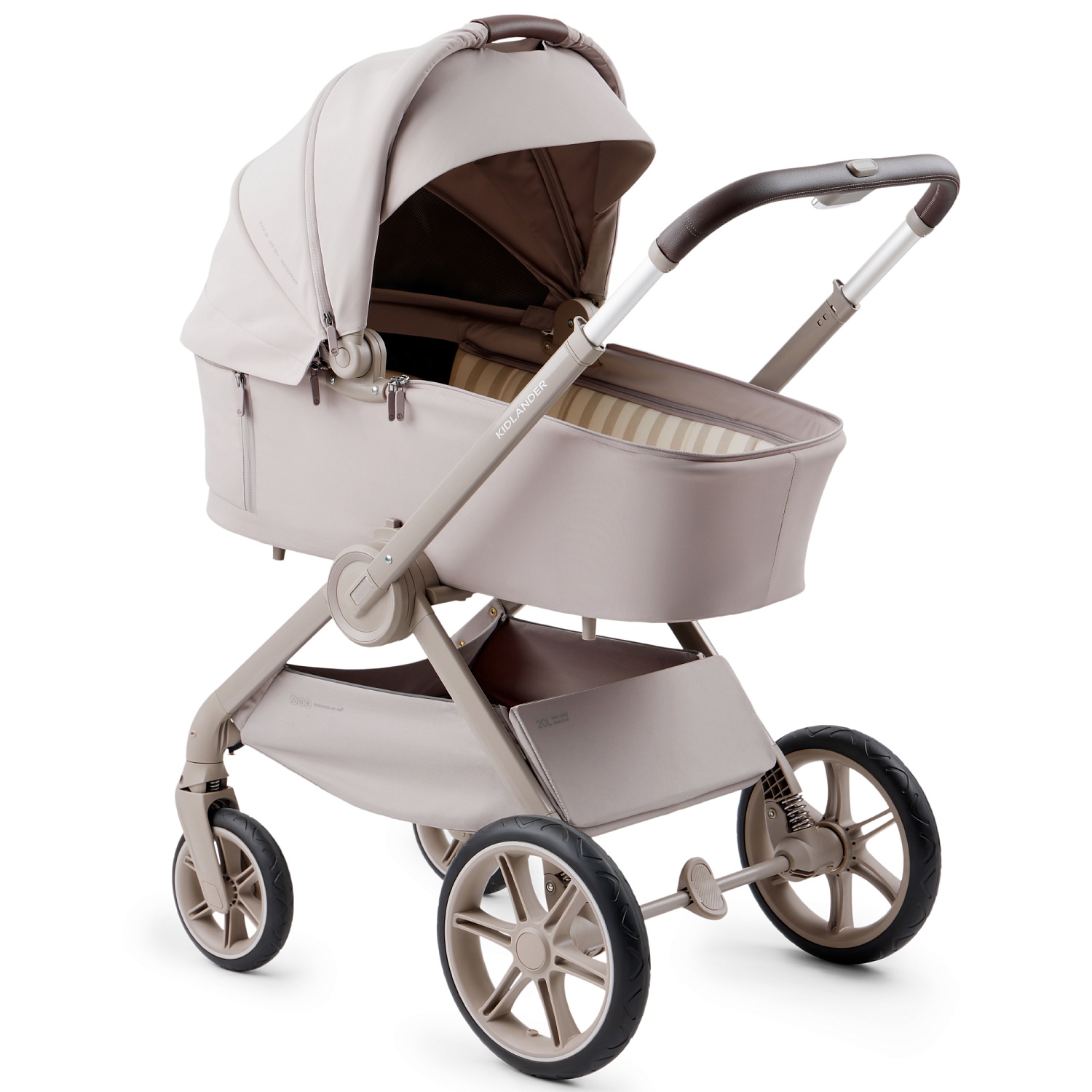 Happy Baby Коляска 2 в 1 KIDLANDER, grey