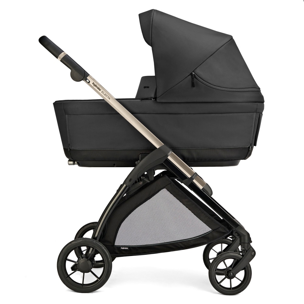 Коляска 2 в 1 Inglesina Electa New с подставкой под люльку Stand Up, Upper Black