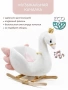 (С) Качалка Лебедь AMAROBABY (Swan), белый, 59х35х66 см.