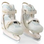 Happy Baby Ролики-коньки 3в1 детские SKROLLS, blue flowers, size M