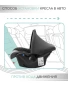 Автокресло детское AMAROBABY Baby comfort, группа 0+, (серый)