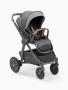 Happy Baby Коляска 2 в 1 MOMMER PRO, dark grey nova