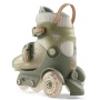 Happy Baby Раздвижные роликовые коньки детские SUNNY WHEELS, olive, M (30-33)
