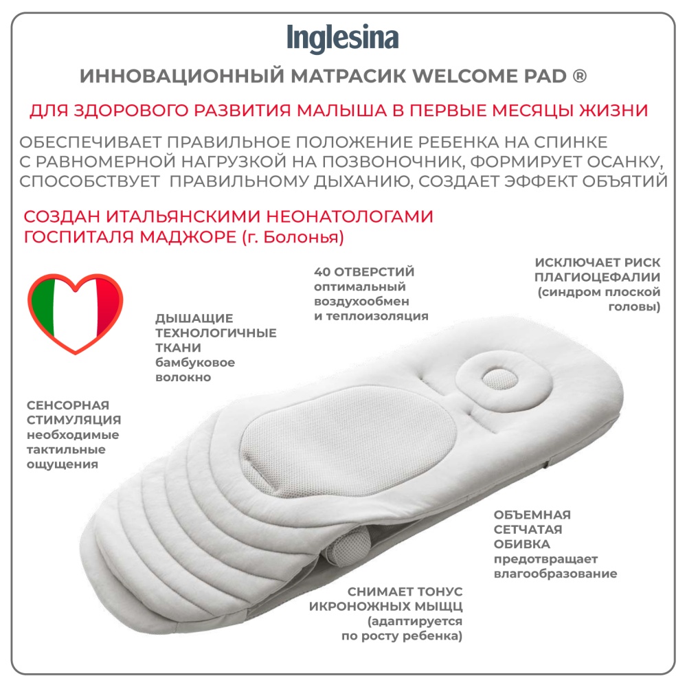 Коляска 2 в 1 Inglesina Electa с подставкой под люльку Stand Up, Soho Blue