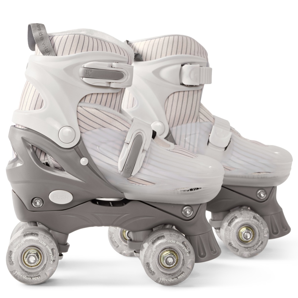 Happy Baby Ролики-коньки 3в1 детские SKROLLS, milky, size S