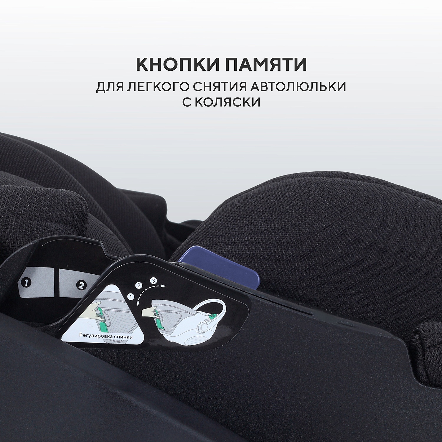 Автокресло RANT AY378 "ASTER zero" Black (40-87см)