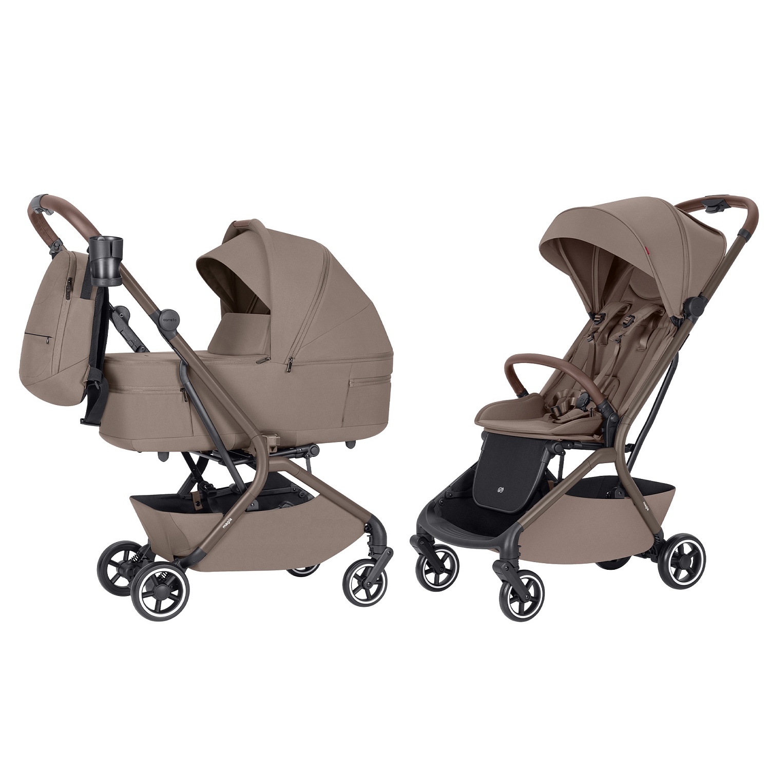 Carrello Коляска 2 В 1  Magia   CRL-6555  Cocoa Beige
