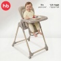 Happy Baby Стул для кормления WILLIAM LUX, grey