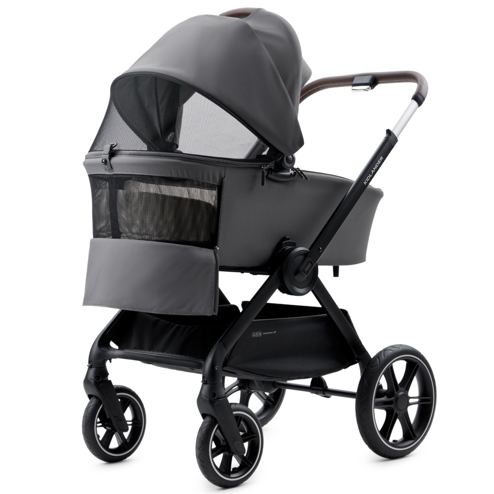 Happy Baby Коляска 2 в 1 KIDLANDER, dark grey