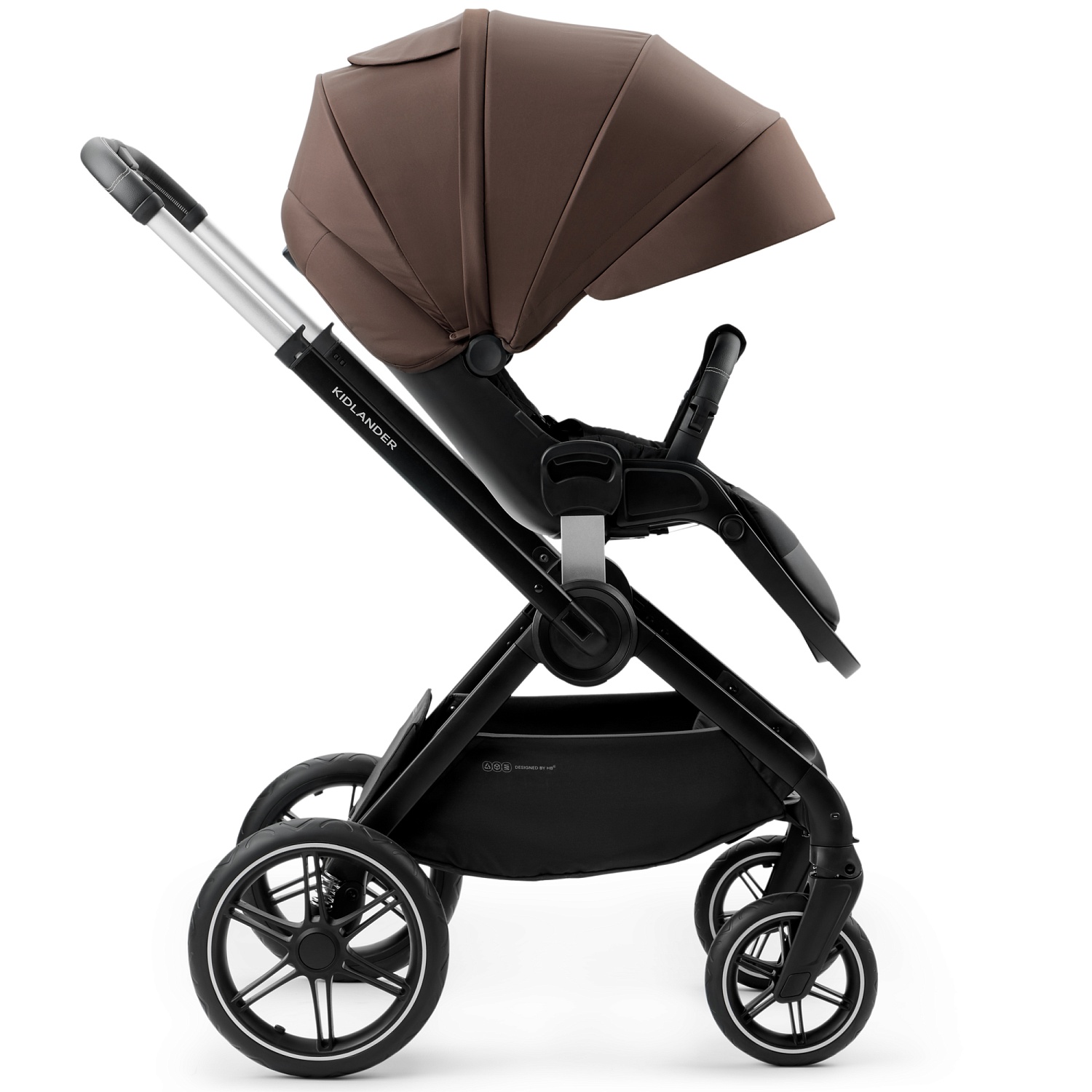 Happy Baby Коляска 2 в 1 KIDLANDER, dark brown