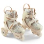 Happy Baby Раздвижные роликовые коньки детские SUNNY WHEELS, beige, M (30-33)