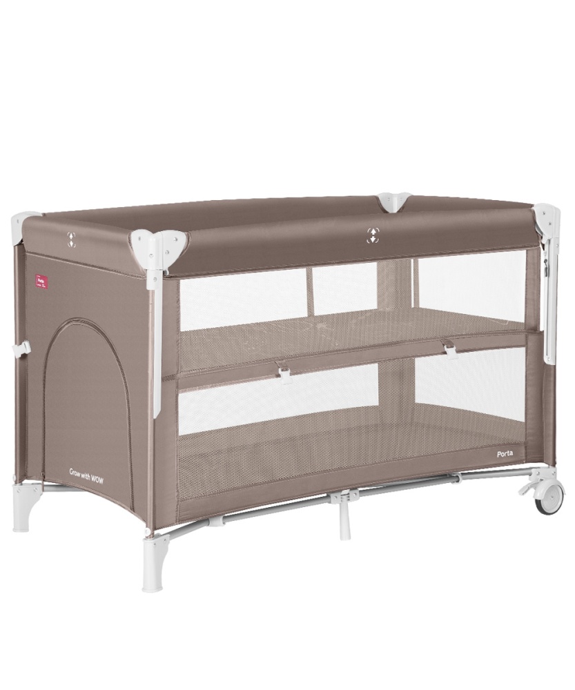 Carrello Детская кровать манеж CARRELLO CRL-18103 Porta   Chocolate Brown