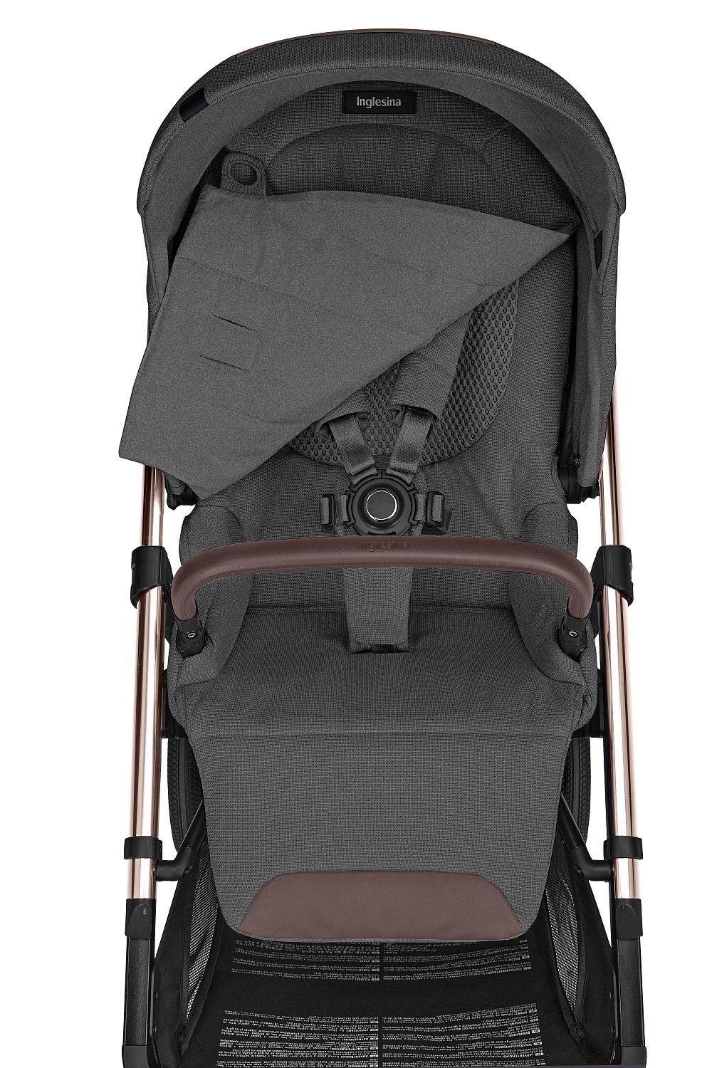 Коляска 3 в 1 Inglesina Aptica Velvet Grey Darwin i-Size