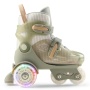 Happy Baby Раздвижные роликовые коньки детские SUNNY WHEELS, olive, M (30-33)