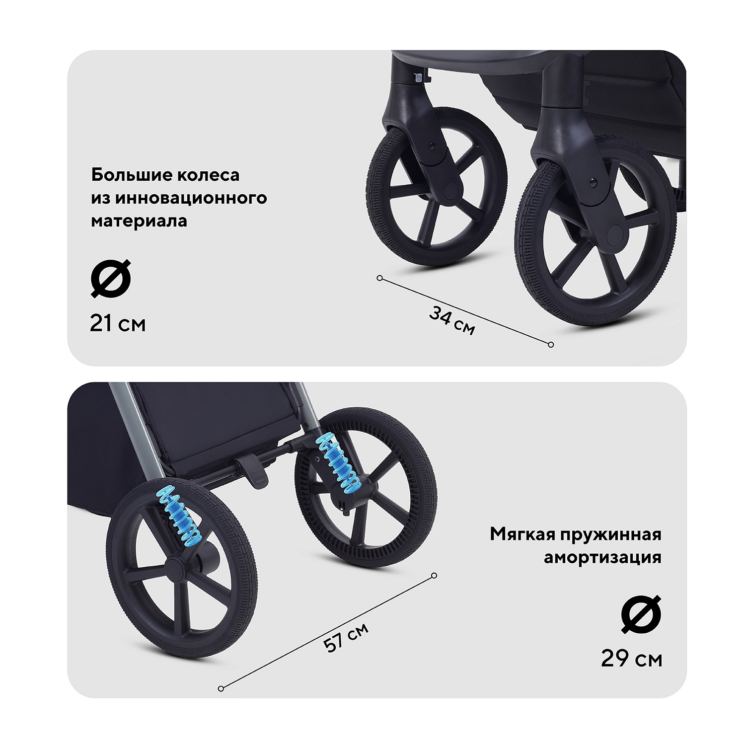 Коляска детская RANT "FLEX Therm" (2в1) RA112 Midnight Black