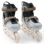 Happy Baby Ролики-коньки 3в1 детские SKROLLS, brown, size M