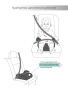 Автокресло детское (бустер) AMAROBABY Easy way, группа III, (чёрный/серый)