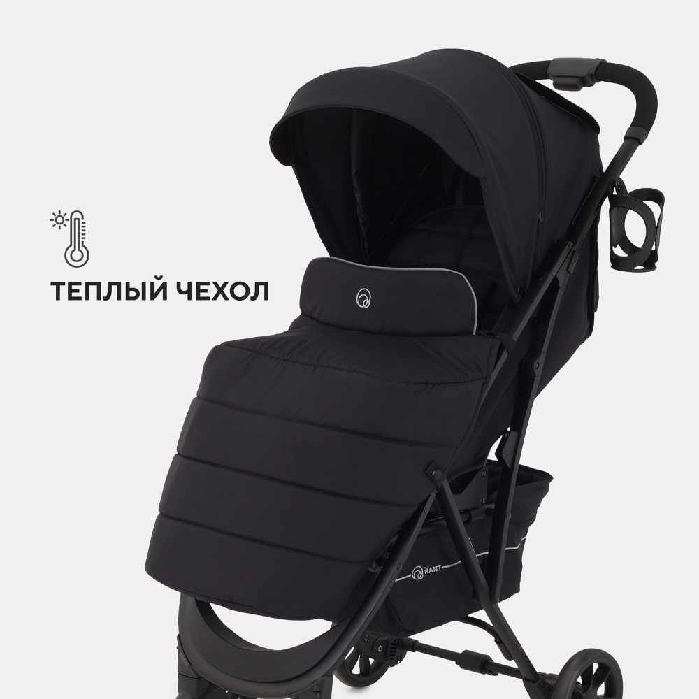 Коляска детская RANT "LARGO" RA054 Onyx Black 2024