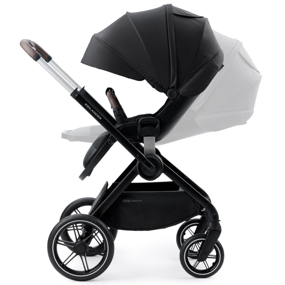 Happy Baby Коляска 2 в 1 KIDLANDER, black