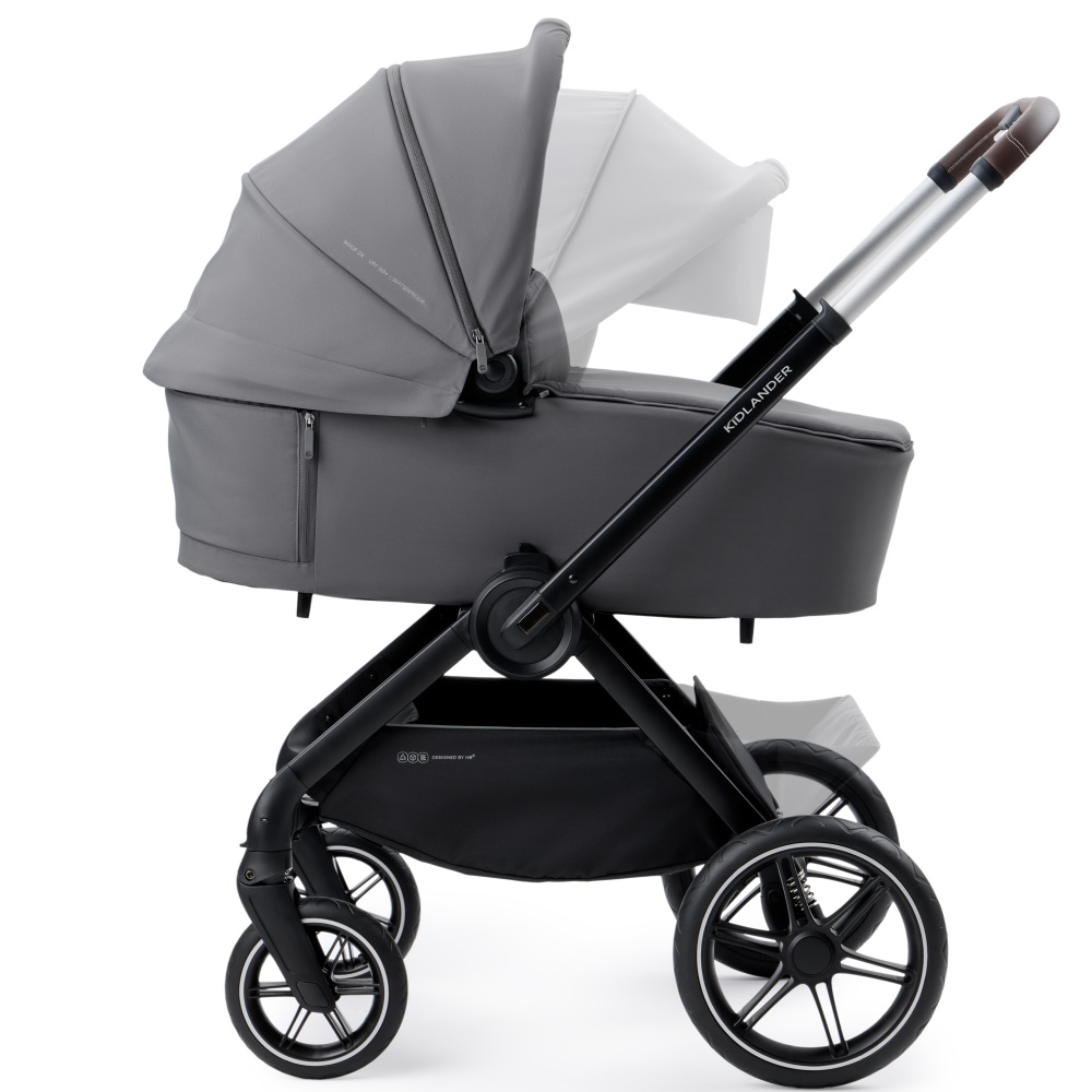 Happy Baby Коляска 2 в 1 KIDLANDER, dark grey